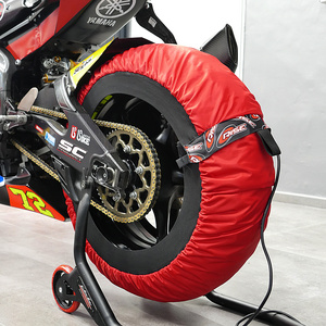 MADE IN ITALY Digital Motorcycle Tire Tyre Warmers  17" 18" from supermoto till motogp 110-120V 220-230V