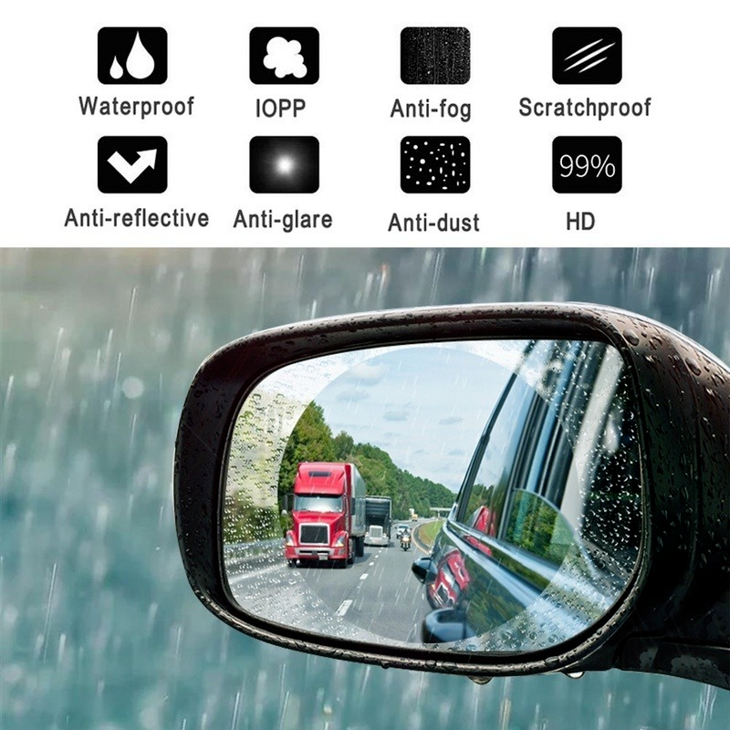 Auto Rearview Anti Fog Film Waterproof PVC Film Rainproof Mirror For Car