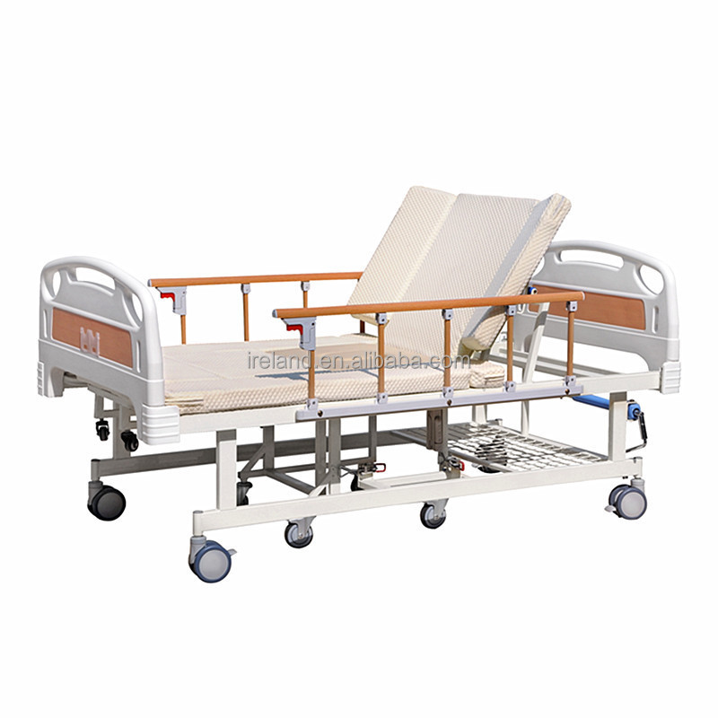 New Arrival Manual Nursing Bed Wheelchair Hospital Bed With Toilet For The Elderly