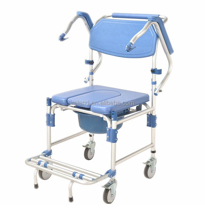 Best Sellers Elderly Use High Quality Commode Wheelchair Cost-effective Toilet Folding Potty Chair With Toilet Commode