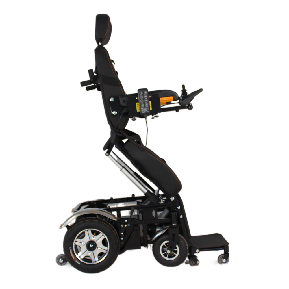 High Quality Electric Standing Wheelchair Folding Economic Power Standing Up Wheelchair