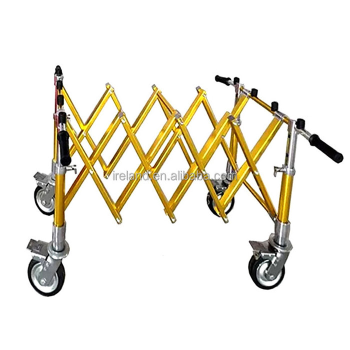 Factory Price Dead Body Coffin Cart Church Trolley Folding Coffin Trolley for sale