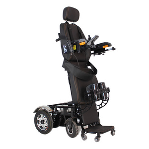 High Quality Electric Standing Wheelchair Folding Economic Power Standing Up Wheelchair