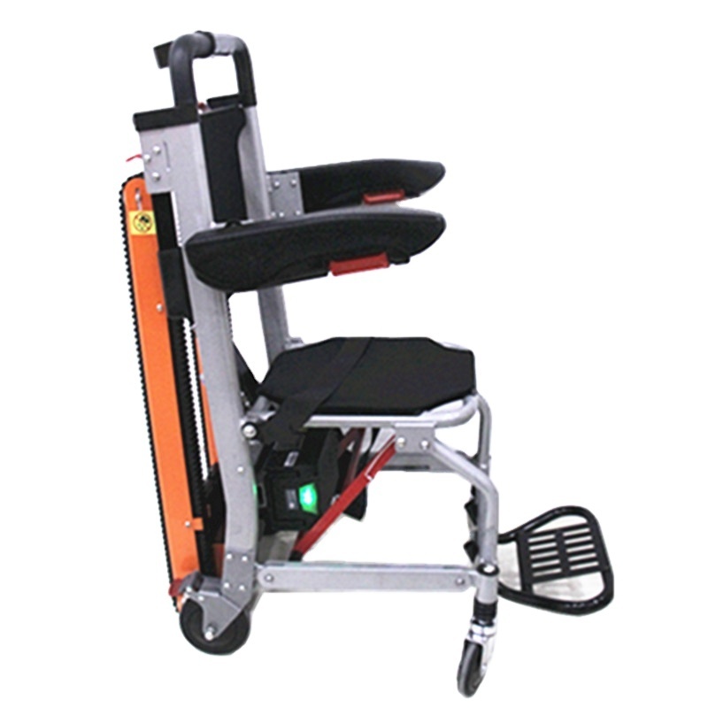 Best Price Electric Stair Climbing Foldaway Wheelchair With Comfortable Padded Seat