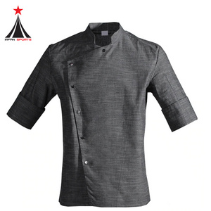 Latest designs Chef Uniforms With Custom Style & Logo For Restaurant Bar Waiter Hotel Staff Uniform