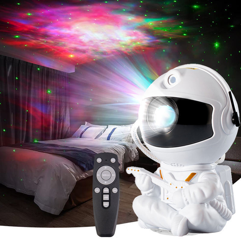 New Spaceman Projector Lamp Astronaut Projection Star Space Buddy Astronaut Projection Light For Kids Gifts 2024