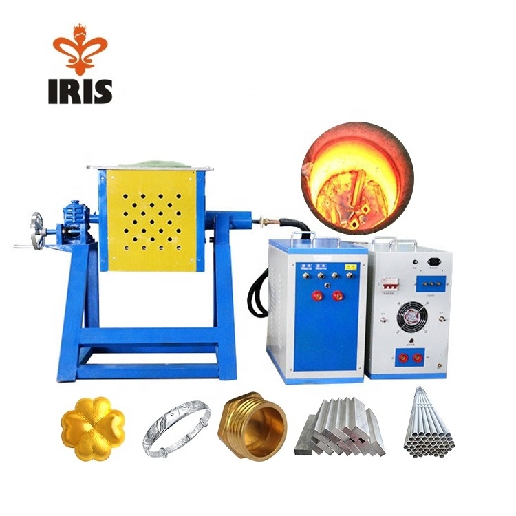 220V/380V 3kg 100kg 250kg Gold Copper Aluminum Steel Induction Melting Furnace