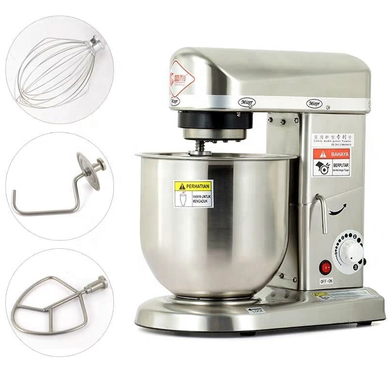 Stand Mixer Professional Kitchen Aid Food Blender Cream Whisk Cake Dough Mixers With Bowl Metal Gear Chef Machine