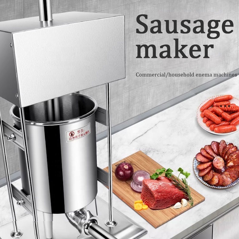 20L Electric Sausage Stuffer Enema Machine Automatic Sausage Stuffer Maker Filling Making Machine