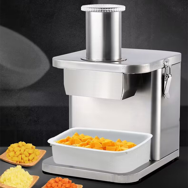 220V Vegetable Dicing Machine Commercial Vegetable Cutting Machine Carrot Potato Dicing Shredded  Machine