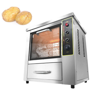 2500W Baked Sweet Potato Oven Electric Intelligent Grilled Potato Corn Oven Commercial Roasted Sweet Potato Baked Corn Machine