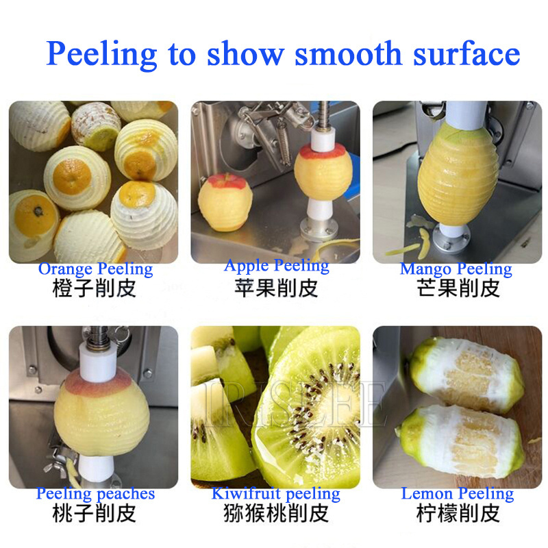 Table Top Stainless Steel Lemon Peeler Vegetable Fruits Citrus Skin Peeler Orange Lemon Skin Peeling Machine