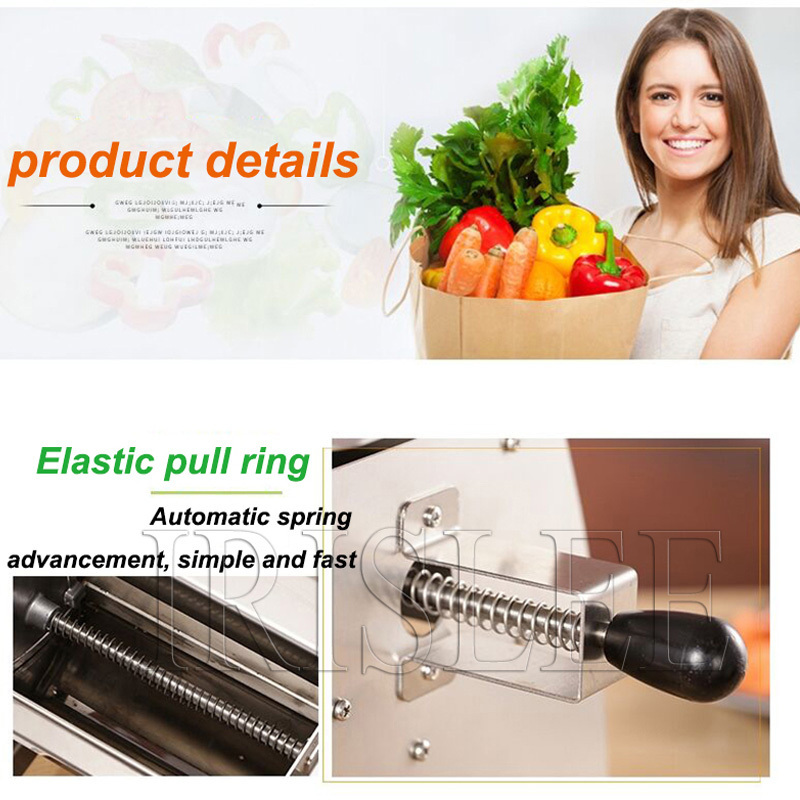 Manual Stainless Steel Fruit Vegetable Slicer Cheese Potato Fruit Carrot Lemon Vegetables Slicer Kitchen Cabbage Sausage Slicer