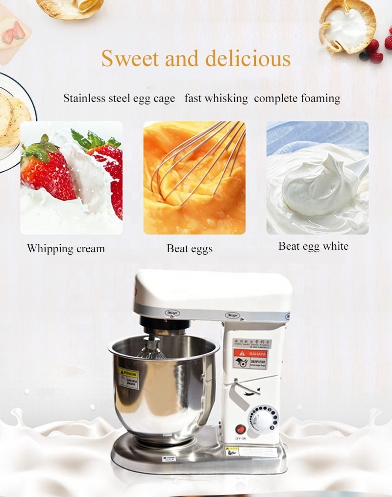 Stand Mixer Professional Kitchen Aid Food Blender Cream Whisk Cake Dough Mixers With Bowl Metal Gear Chef Machine