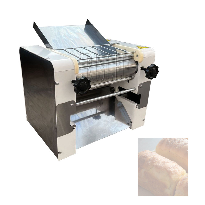 Noodle Press Machine Dough Roller Stainless Steel Desktop Pasta Dumpling Maker Commercial Kneading Electric Noodle Machine