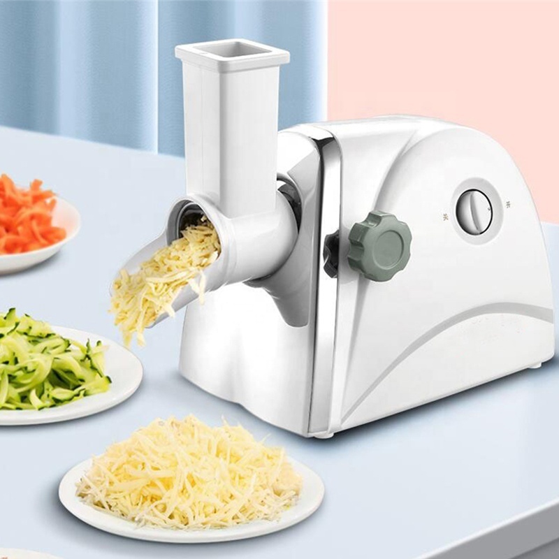 Cheese Slicer Electric Vegetable Cucumber Radish Shredder Stainless Steel Mozzarella Grater