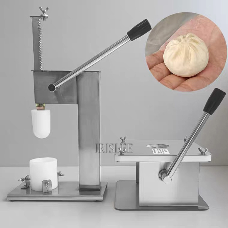 Whole Set Baozi/Momo/Dumpling Forming Making Machine Manual Steamed Stuffed Bun Maker Dough Press and Cutting Machines