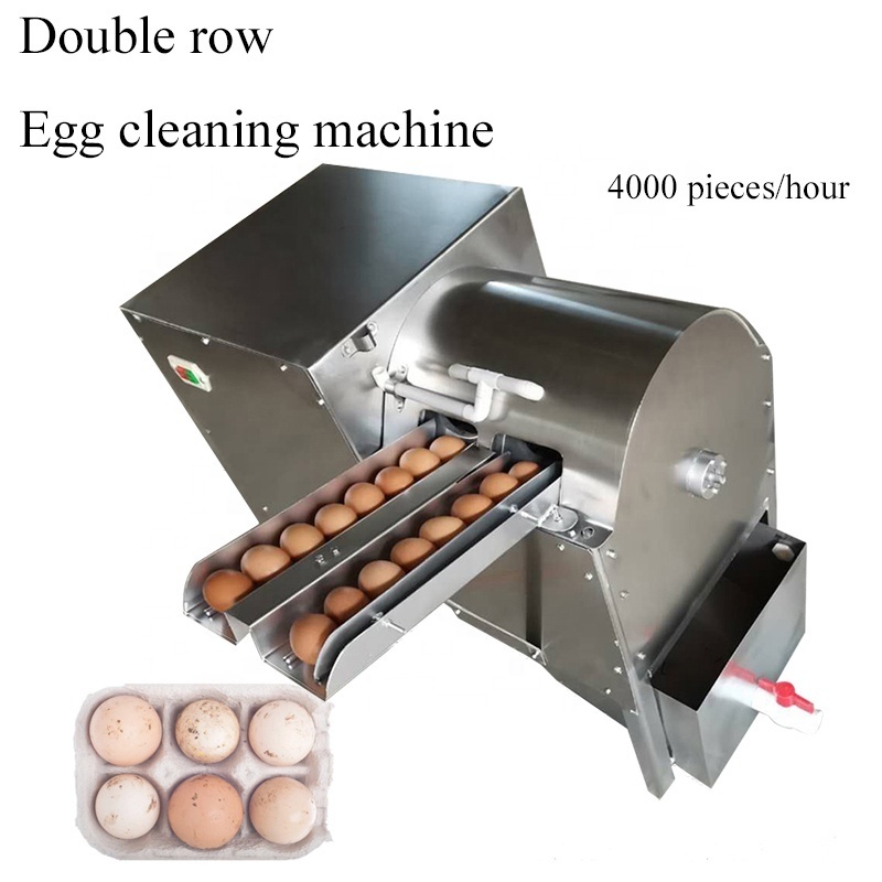 Automatic Egg Cleaner Easy To Operate Brush Type Commercial Farm Goose Egg Cleaning Egg Washer Machine