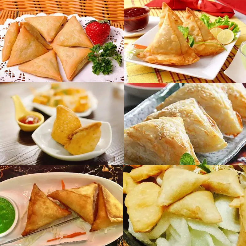 Automatic Empanada Maker Stainless Steel Fried Curry Puff Samosa Making Machine