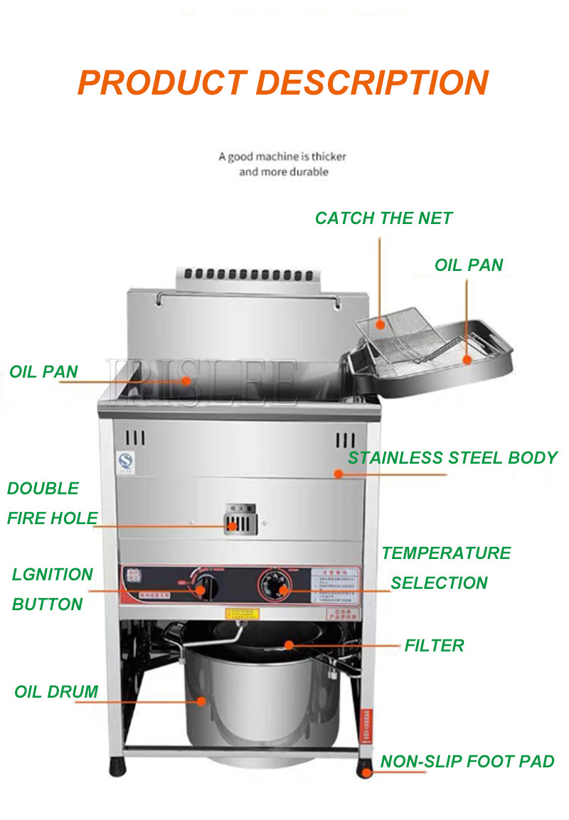 6000W Commercial Manual  30L Electric Fryer Spanish Churros Snack Machine Twist Latin Fruit Maker Large