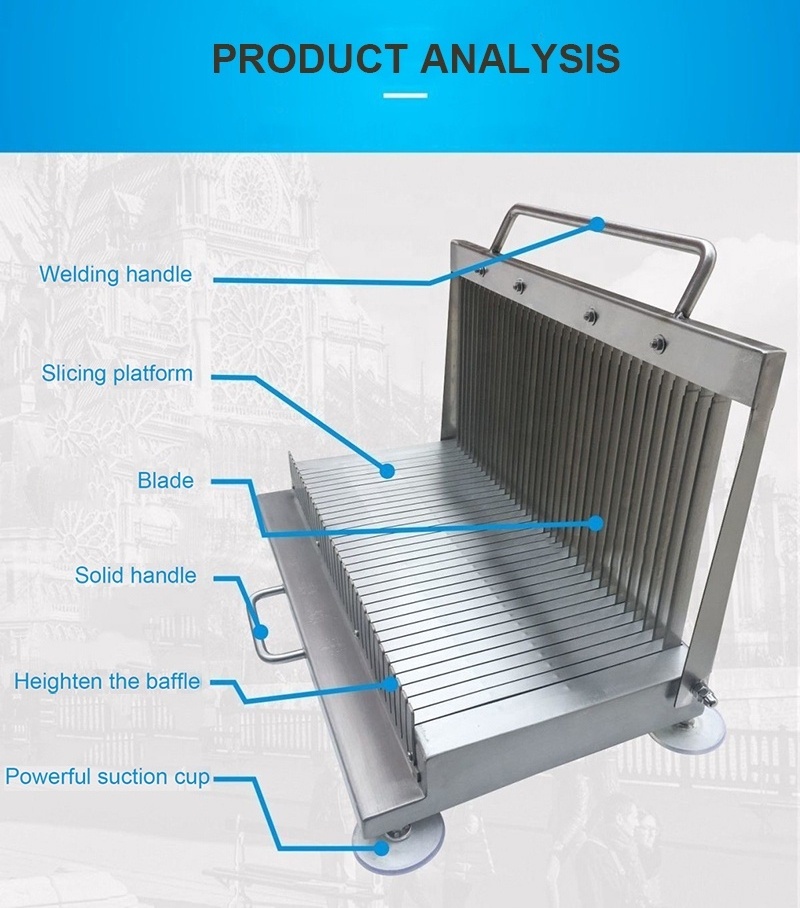 Egg Slicer Heavy Duty Metal Boiled Eggs Cutter Stainless Steel Manual Cutting Ham Mushroom Strawberry Soft Fruit Slicer