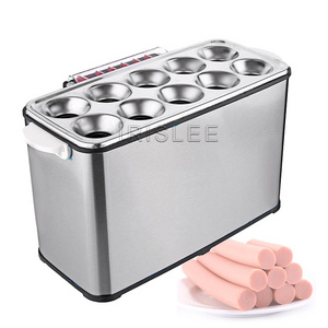 Egg Gas Commercial Electric Heating Hot Dog Automatic Egg Coated Sausage Machine