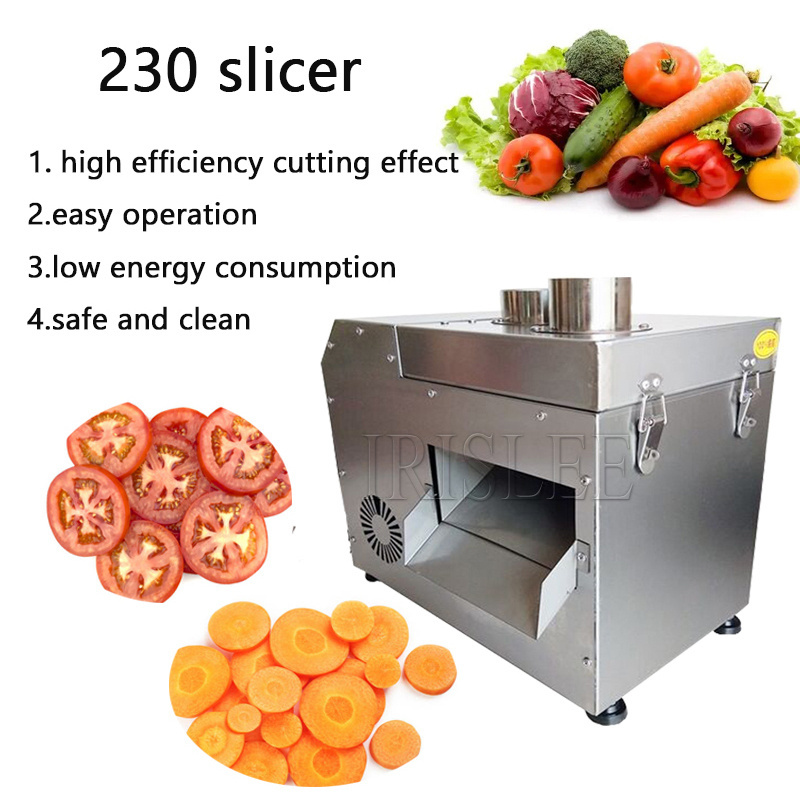 230 Slicer Fruit Vegetable Slicer Widely Used To Eggplant Bamboo Shoots Slicing Machine