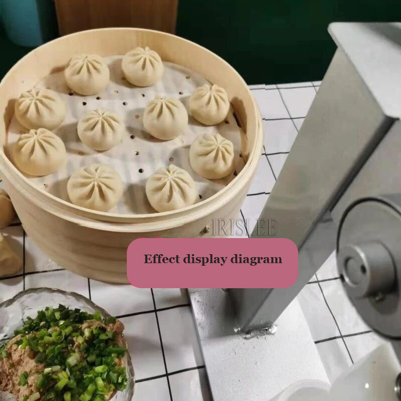 Whole Set Baozi/Momo/Dumpling Forming Making Machine Manual Steamed Stuffed Bun Maker Dough Press and Cutting Machines