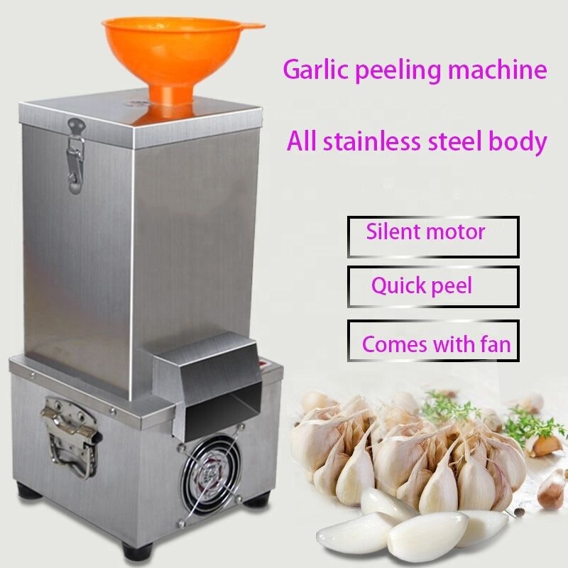 Stainless Steel Electric Garlic Peeler Machine Automatic Dry Garlic Peeling Machine Commercial Peeler 110V 220V