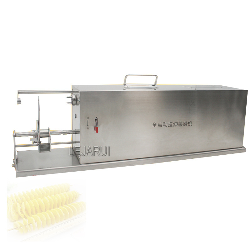 Stainless Steel Twist Potato Slicer Cutter 110/220V Electric French Fries Twist Tornado Potato Cutting Machine