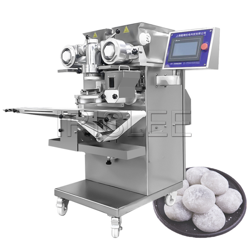 Commercial Automatic Ice Cream Mochi Making Glutinous Rice Ball Encrusting Forming Machine Kubba Machine