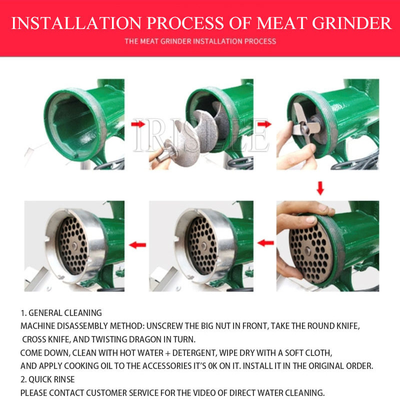 Commercial Fish Crusher Chicken Grinder Bone Shredder  High-Horsepower Meat Grinding Machine