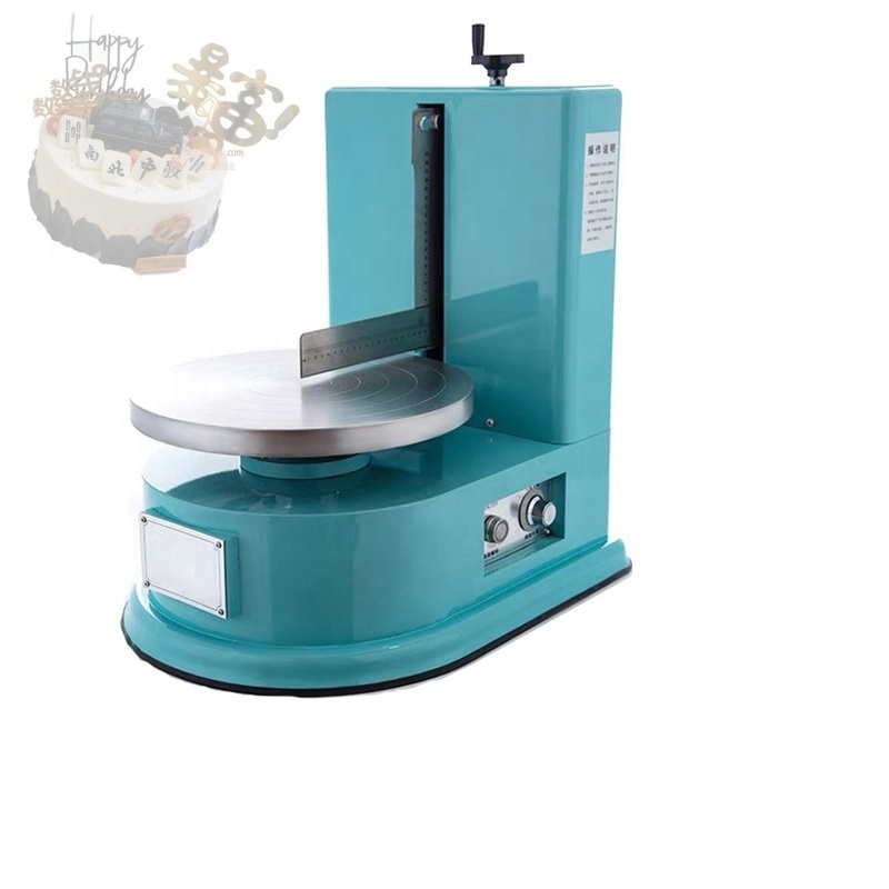 Semi Automatic Birthday Cake Cream Spreading Machine Cakes Plastering Cream Coating Filling Maker