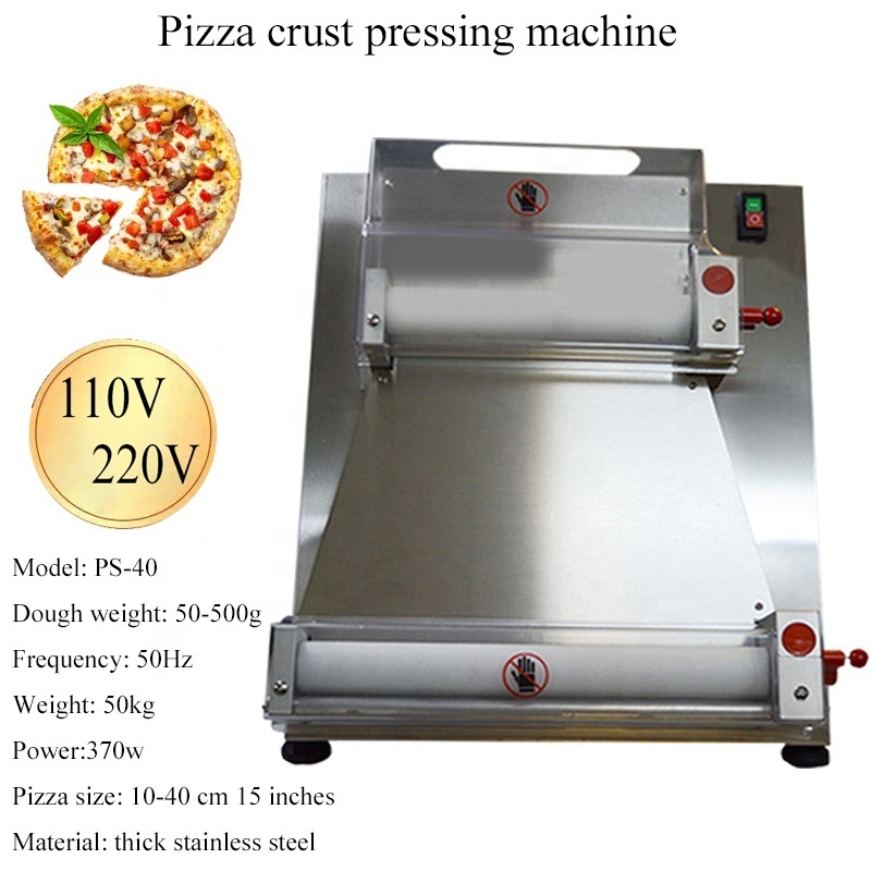 Commercial Electric Pizza Dough Press Machine Dough Roller Sheeter Tortilla Pizza Presser