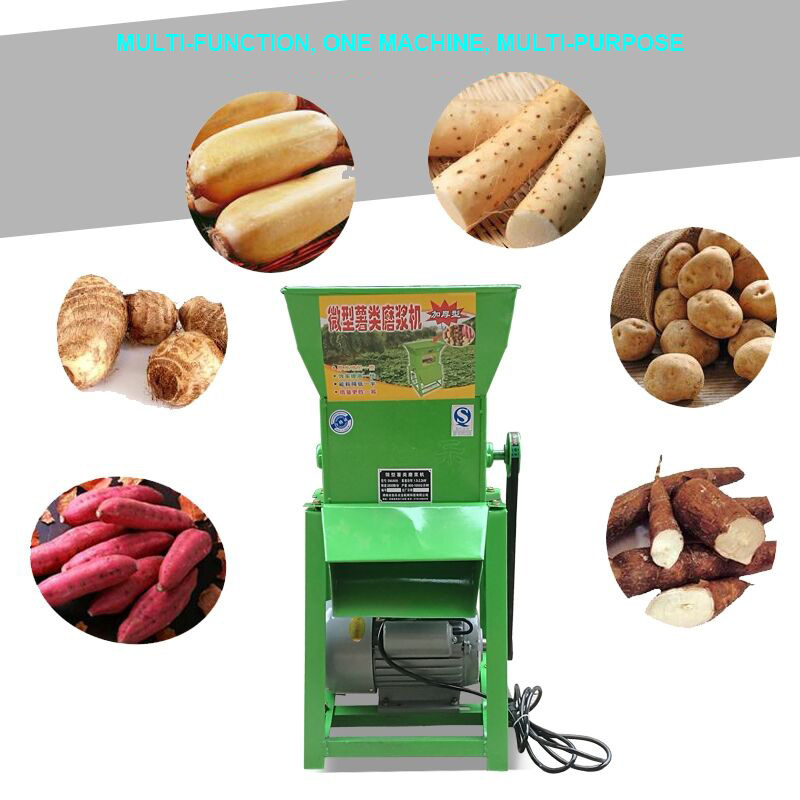 Stainless Steel electric sweet potato Starch wet grinder refiner Apple orange banana fruit crusher juice pulping machine