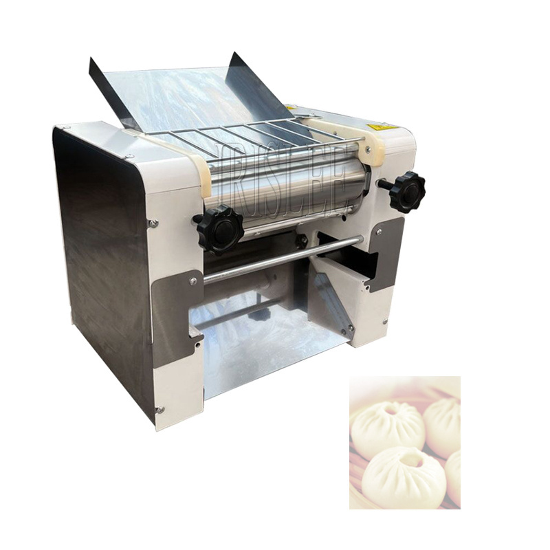 Noodle Press Machine Dough Roller Stainless Steel Desktop Pasta Dumpling Maker Commercial Kneading Electric Noodle Machine