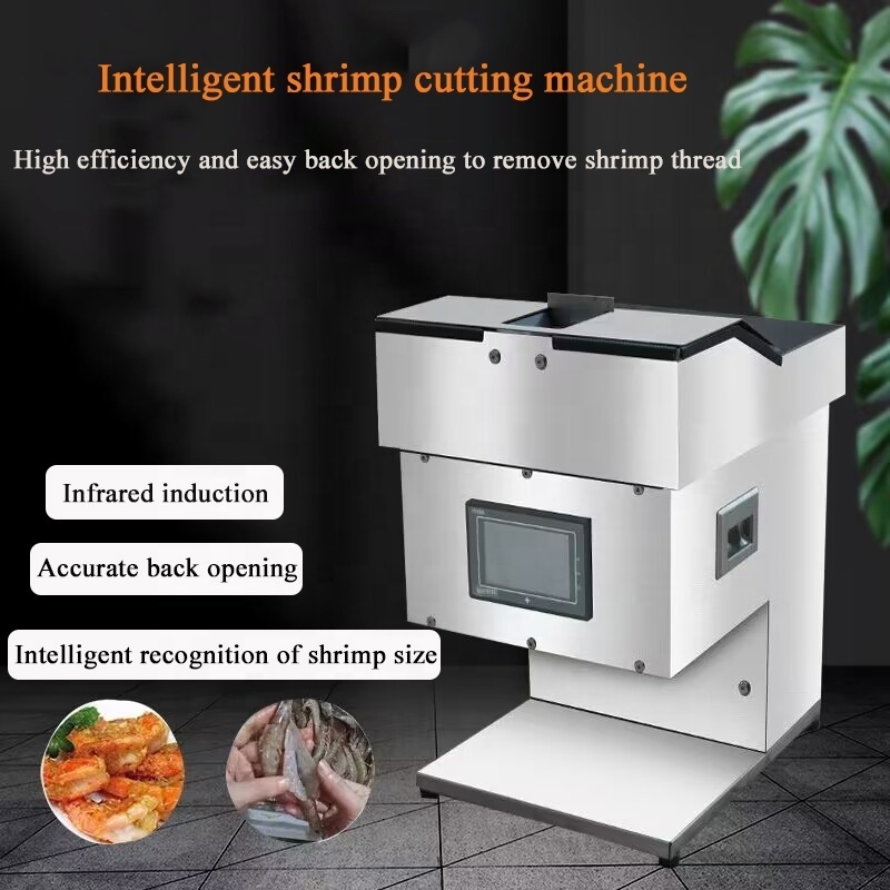 Fast Processing  220V Shrimp Prawn Back Open Machine