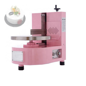 Semi Automatic Birthday Cake Cream Spreading Machine Cakes Plastering Cream Coating Filling Maker