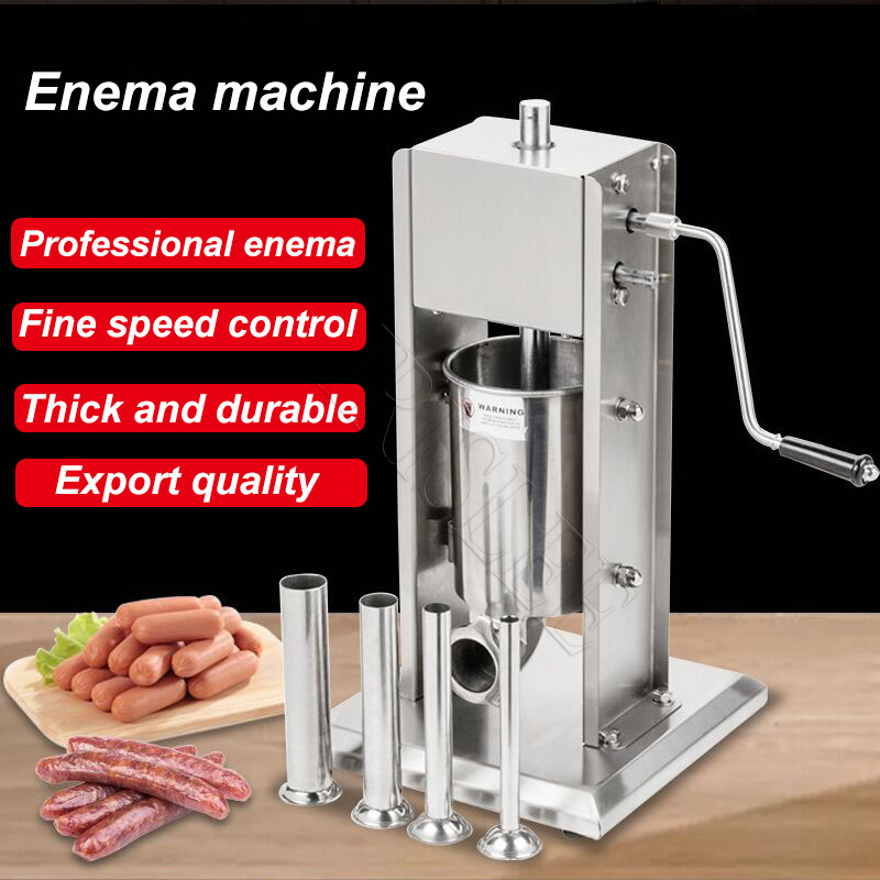 Steel Stainless Sausage Meat Fill Machine Manual Sausage Maker Syringe  Sausage Stuffer