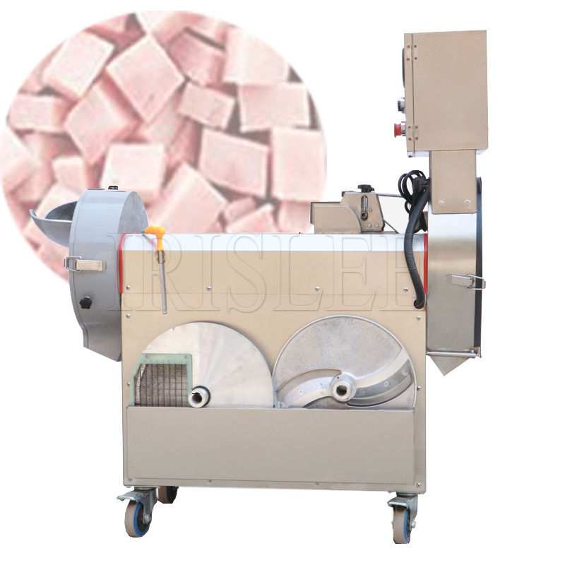 Multi-function Double-head Vegetable Cutter Commercial Stainless Steel Dicer Slicing And Shredding Machine