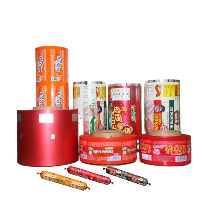 Multi-Layers Co-Extruding Cooked Peeled Smoked Nylon Casing Film Artificial PA Polyamide Nylon Turkey Sausage Casing in Rolls