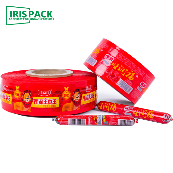 Multi-Layers Co-Extruding Cooked Peeled Smoked Nylon Casing Film Artificial PA Polyamide Nylon Turkey Sausage Casing in Rolls