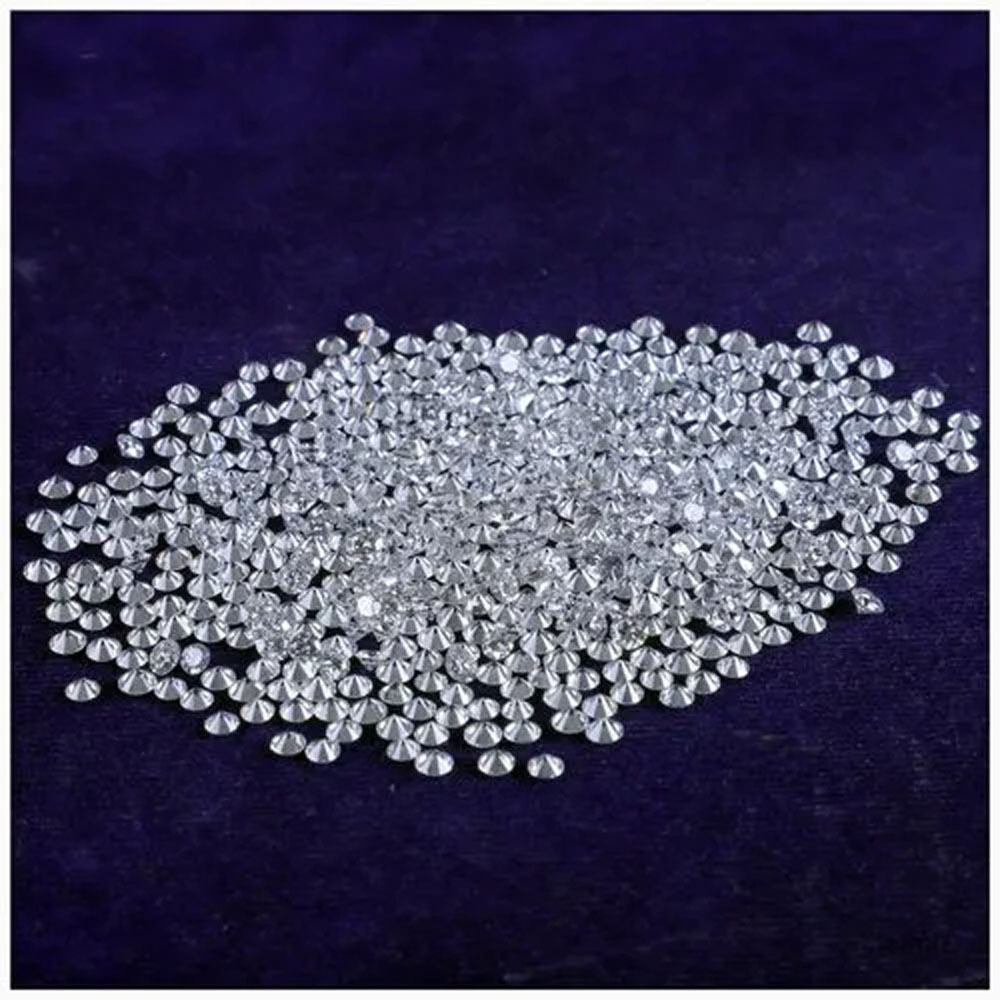 1ct Round brilliant Cut 1mm,2mm,3mm Moissanite Diamonds White D color Synthetic Moissanite wholesale per carat price