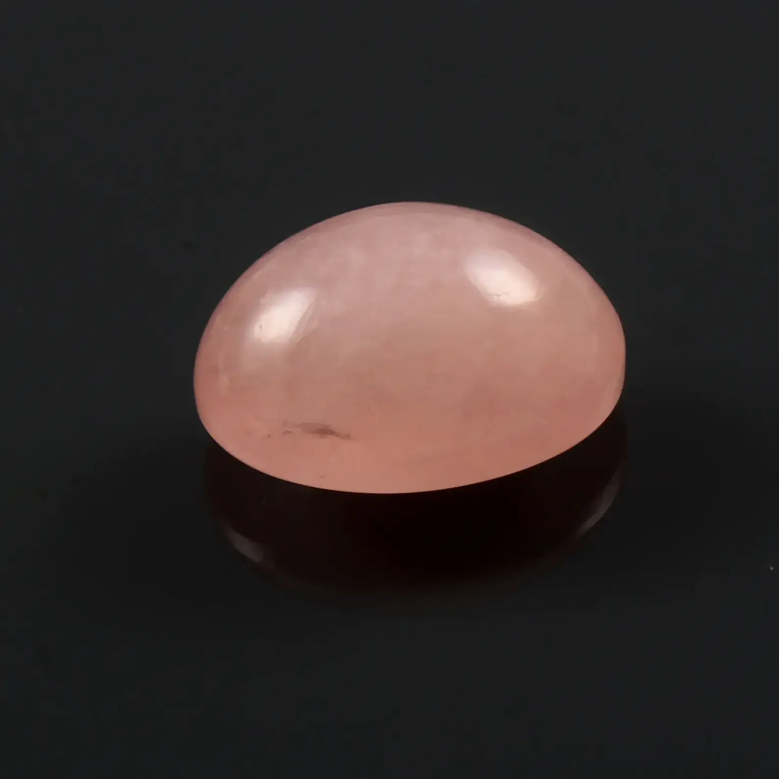 Pink Morganite Oval Shape Cabochon Gemstone 11.10 Carat 15.60x12MM Pink Color Morganite Loose Stone