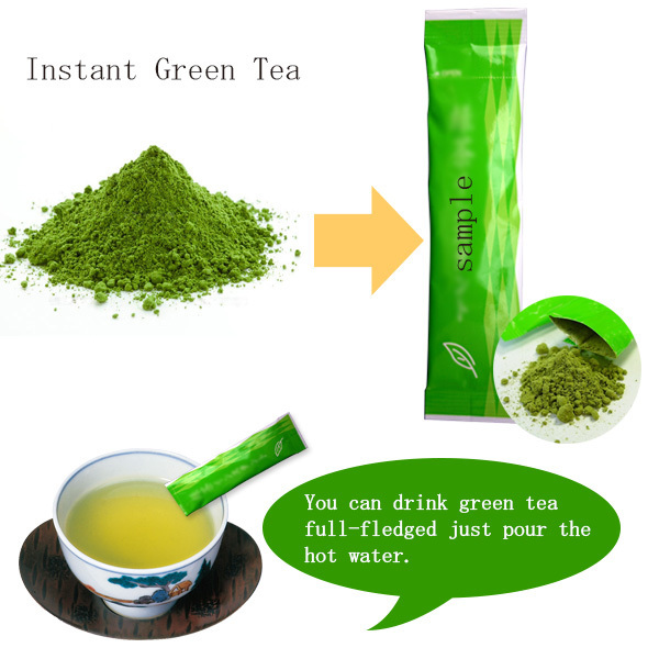 Fresh taste high quality instant green tea for health care product made in Japan