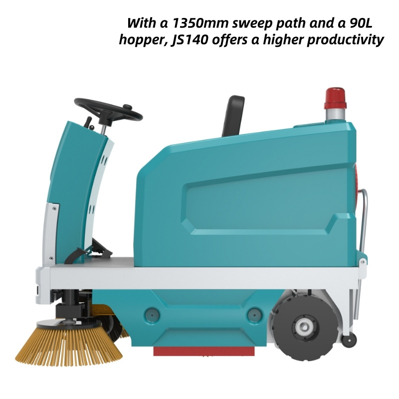 Wholesale road cleaning sweeping equipment batteries street sweepers ride on industrial sweeper washing machine