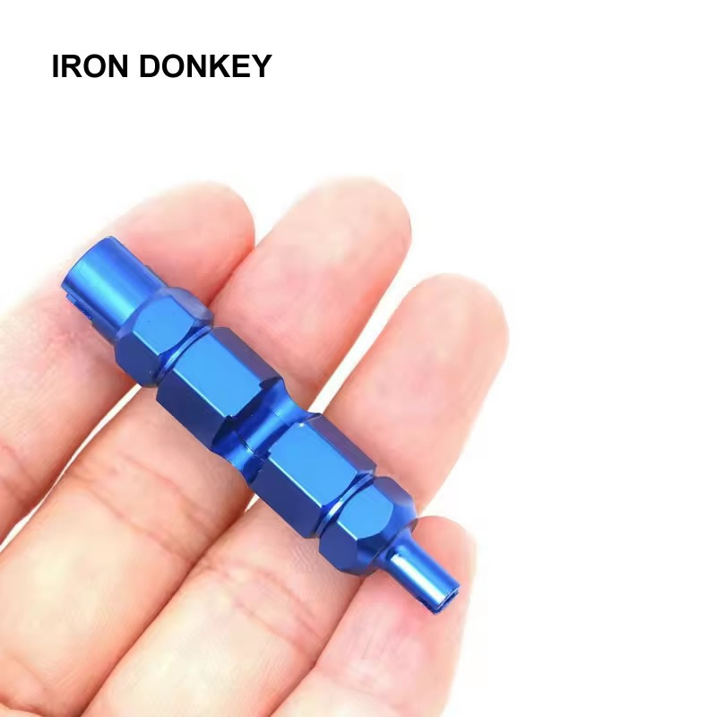 Iron Donkey Bicycle Repair Portable Disassembly Wrench Bicycle Tire Nozzle Wrench Multifunctional Valve Core Tool