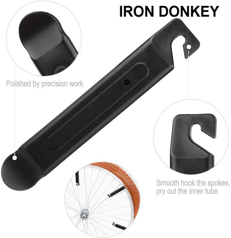 IRONDONKEY Bike Tyre Levers Repair Tool Pry Bar Bicycle Tire Spoon Levers High Strength Hardness