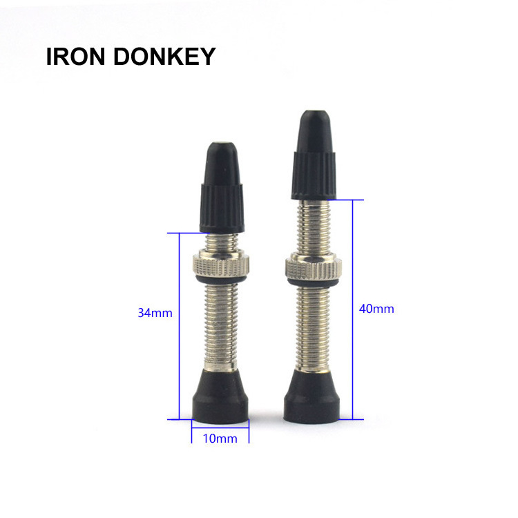 Iron Donkey Bicycle Brass Tubeless 40 44mm Air Stem Bicycle Presta Stem