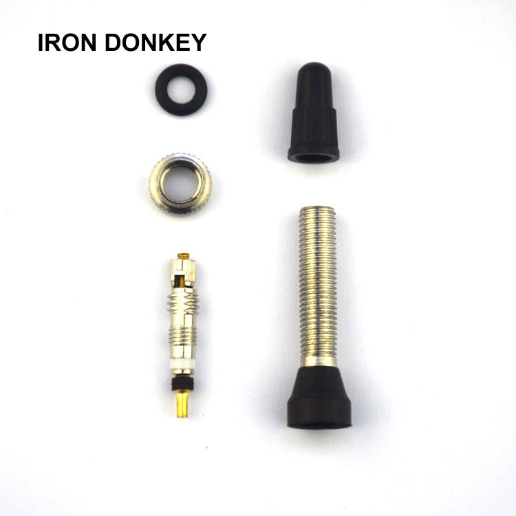 Iron Donkey Bicycle Brass Tubeless 40 44mm Air Stem Bicycle Presta Stem